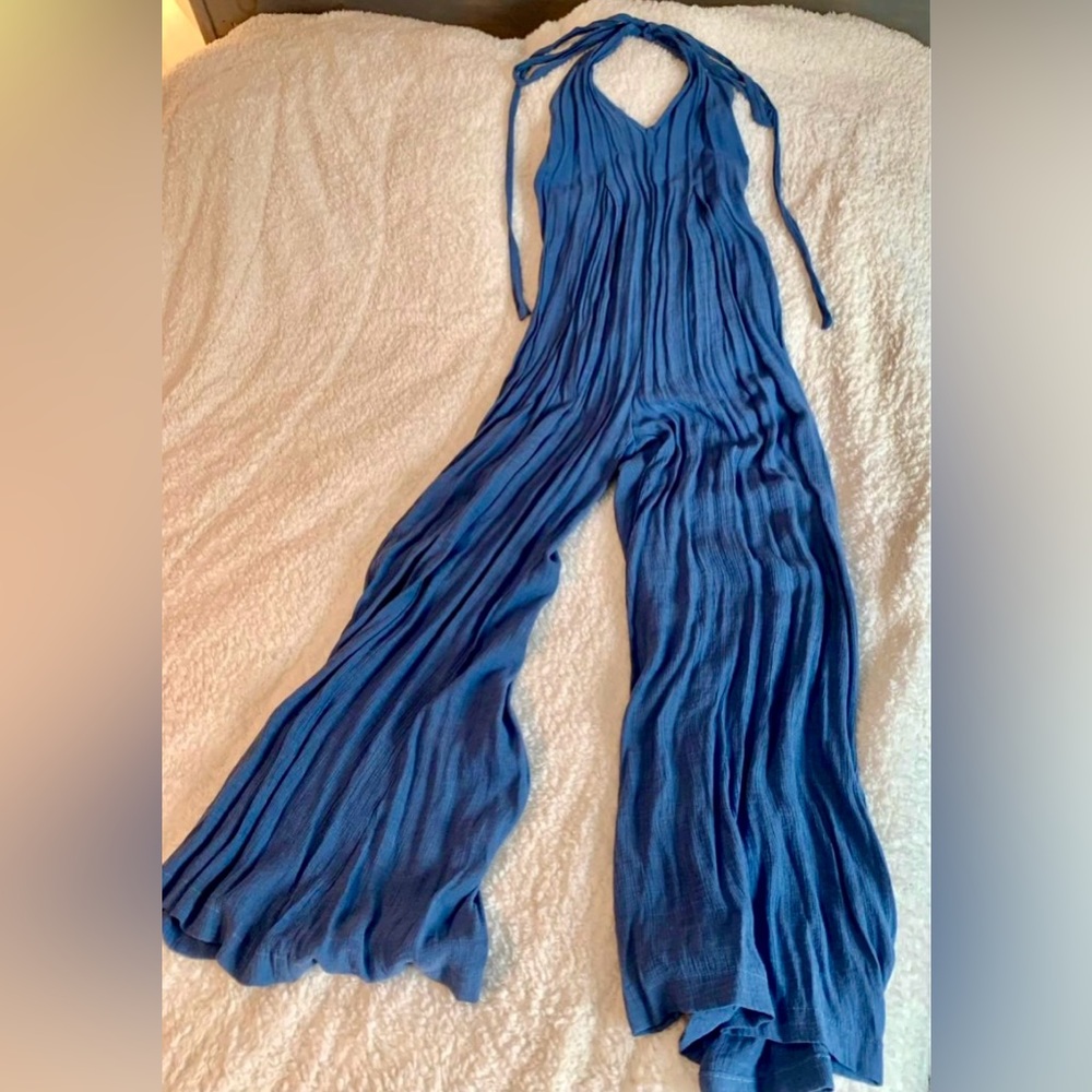 Summer Blue Pant Suit